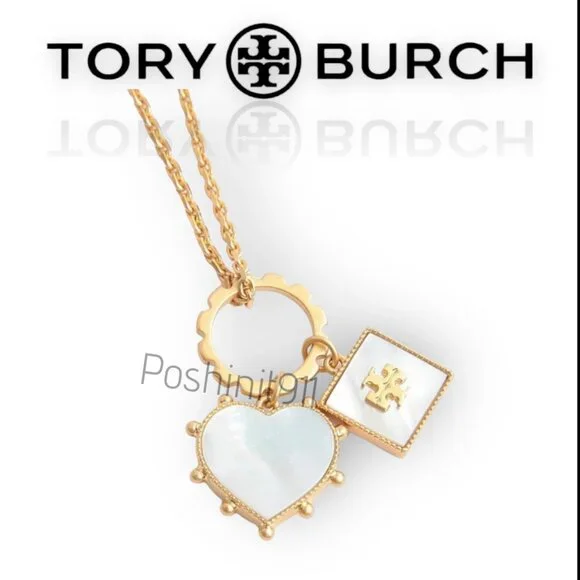 Beautiful Tory Burch Mother of Pearl Necklace - Picture 2 of 3